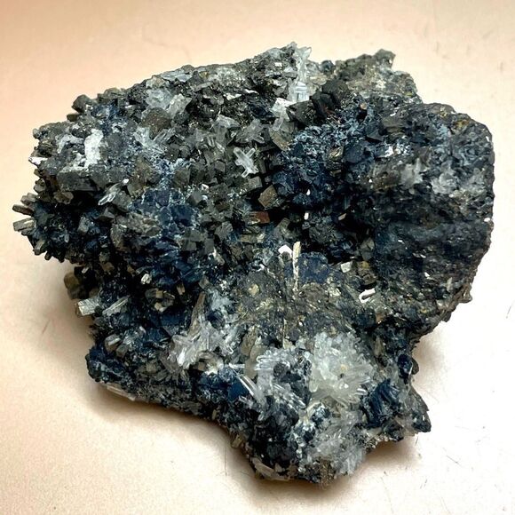 Rock, Mineral & Crystal Cluster of Spharlrite, Huaron, Quartz & Pyrite - Picture 1 of 14